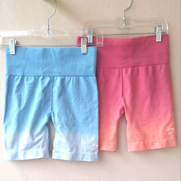Gymshark Lot Of Two Adapt Ombre Seamless Women's Shorts Size S - Picture 6 of 10